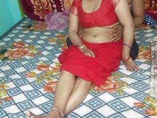 Beautiful bhabhi having romance.