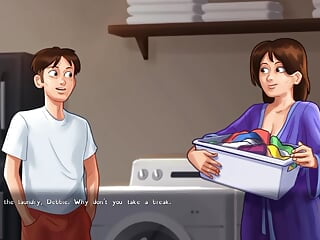 Housework with stepmom day 02 summertime saga gameplay video