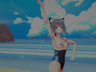 【MMD】4K- 海洋之梦(shiroko_SEX)