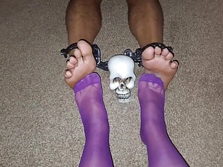 Showing off our feet for Halloween