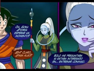 Vados le enseña el nuevo entrenamiento a Goku y Acaba Montando su ENORME VERGA - Dbz Hentai